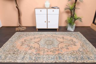Vintage Anatolian Oriental Area Rug - Thumbnail