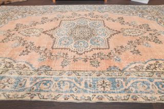 Vintage Anatolian Oriental Area Rug - Thumbnail