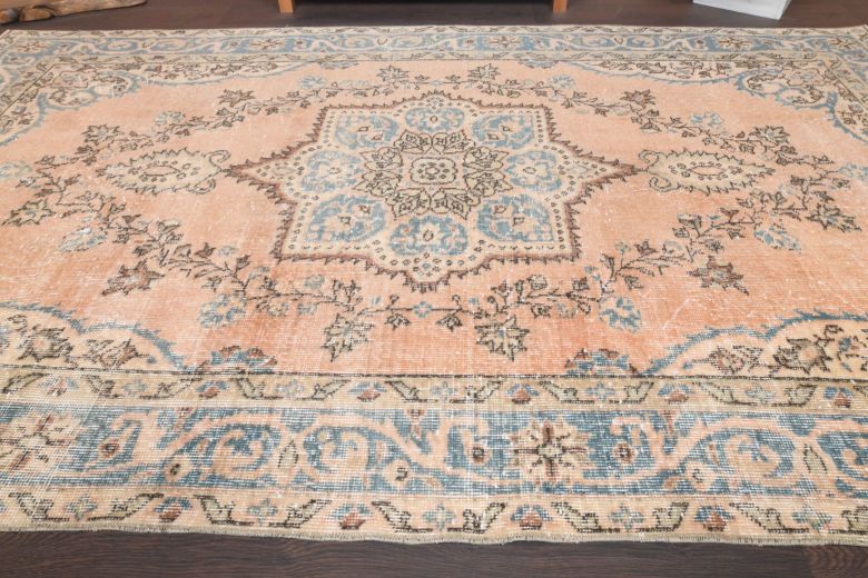 Vintage Anatolian Oriental Area Rug