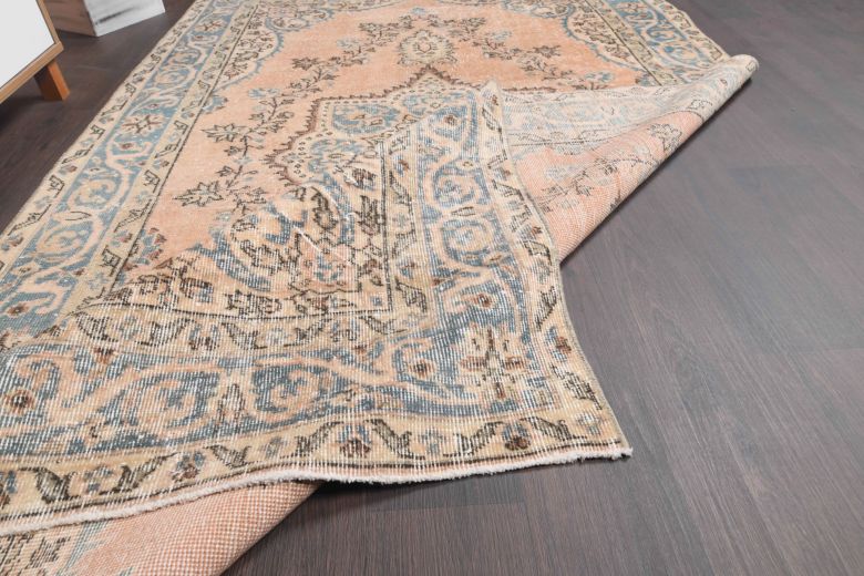 Vintage Anatolian Oriental Area Rug