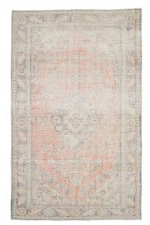 Faded Pink Anatolian Vintage Area Rug - Thumbnail