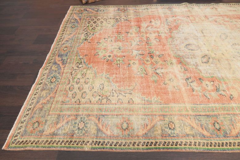 Vintage Oriental Area Anatolian Rug