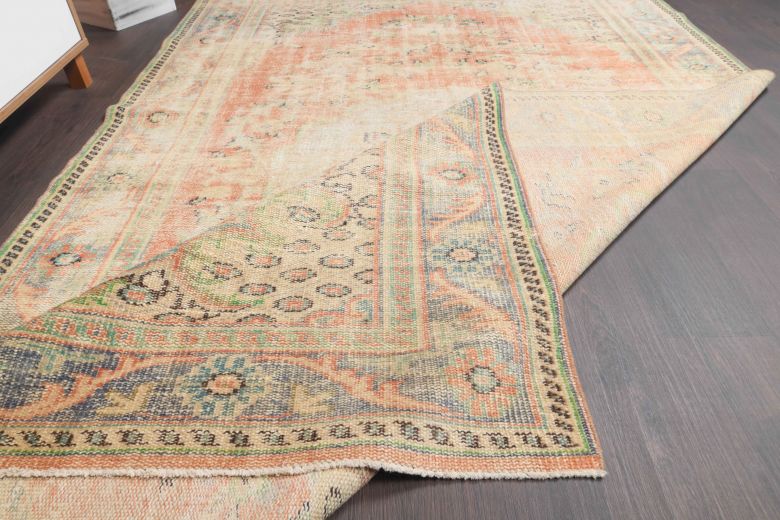 Vintage Oriental Area Anatolian Rug