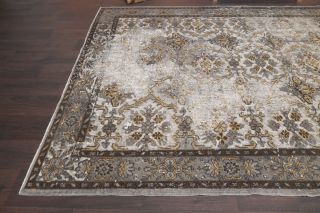 1960s Distressed Vintage Large Area Rug - Thumbnail