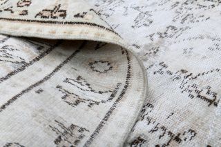 Vintage Gray Oriental Area Anatolian Rug - Thumbnail