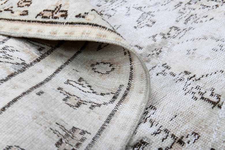 Vintage Gray Oriental Area Anatolian Rug