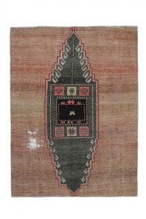 Eastern Anatolian Vintage Area Rug - Thumbnail