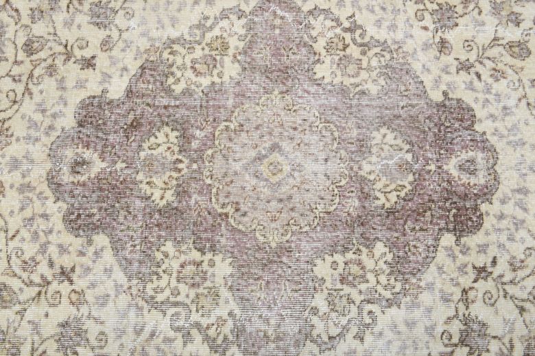 Vintage Floral Beige Rug