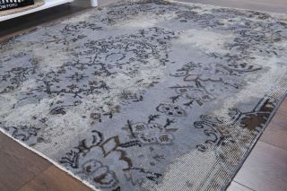 Distressed Blue Area Rug - Thumbnail