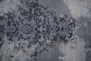 Distressed Blue Area Rug - Thumbnail