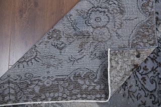 Distressed Blue Area Rug - Thumbnail