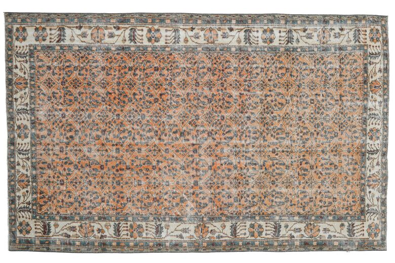 Vintage Floral Area Hereke Rug