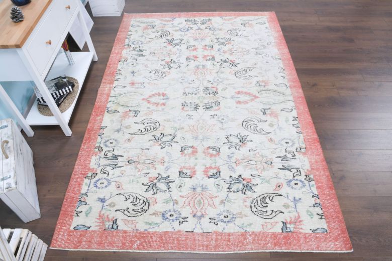 Antique Oushak Area Rug