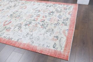 Antique Oushak Area Rug - Thumbnail