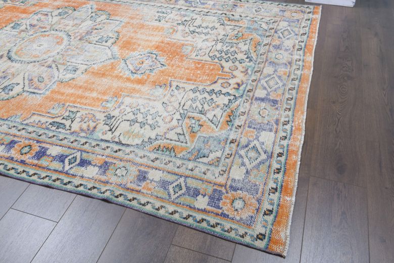 Vintage Oriental Area Anatolian Rug