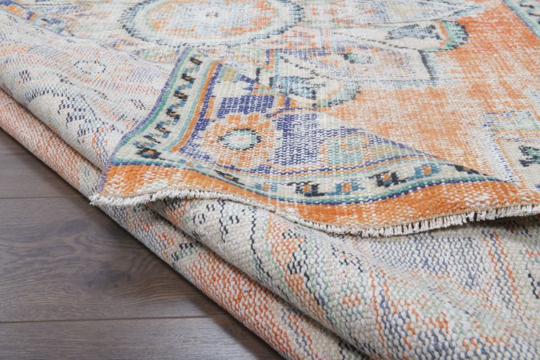 Vintage Oriental Area Anatolian Rug