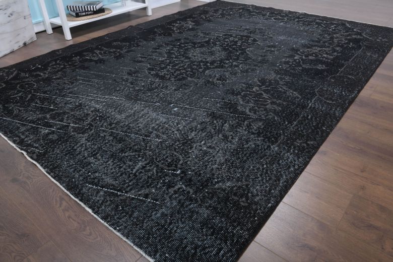 Anatolian Vintage Black Area Rug