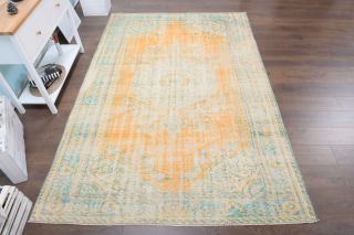 Vintage Anatolian Oriental Area Rug - Thumbnail