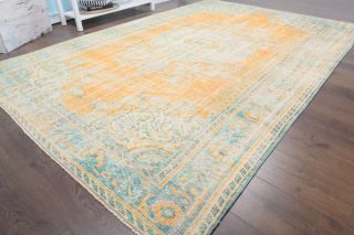 Vintage Anatolian Oriental Area Rug - Thumbnail