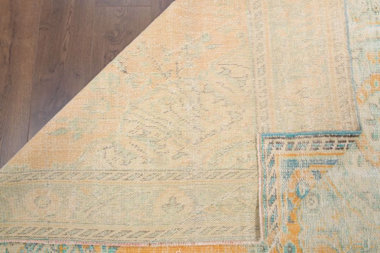 Vintage Anatolian Oriental Area Rug