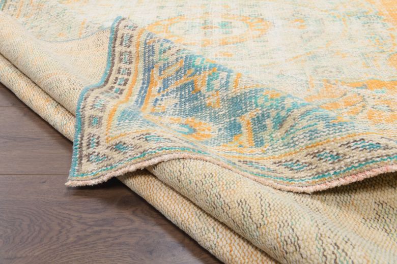 Vintage Anatolian Oriental Area Rug