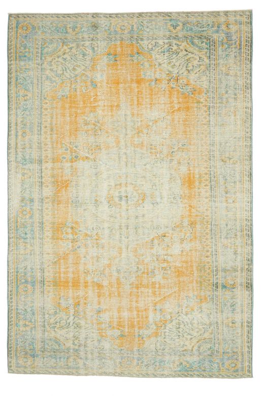 Vintage Anatolian Oriental Area Rug