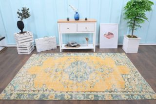 Turkish Vintage Anatolian Area Rug - Thumbnail