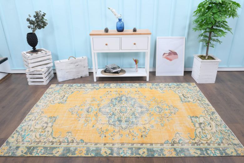 Turkish Vintage Anatolian Area Rug