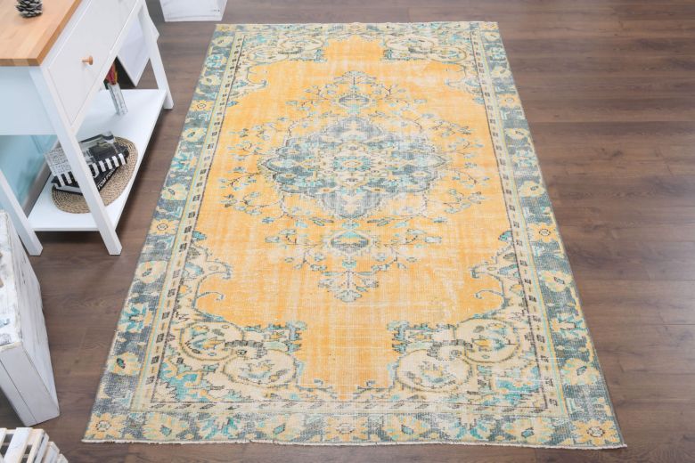 Turkish Vintage Anatolian Area Rug