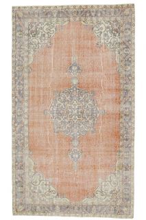 Medallion Anatolian Vintage Area Rug - Thumbnail