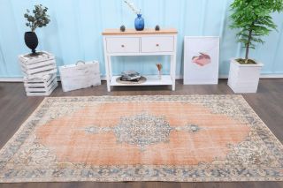 Medallion Anatolian Vintage Area Rug - Thumbnail