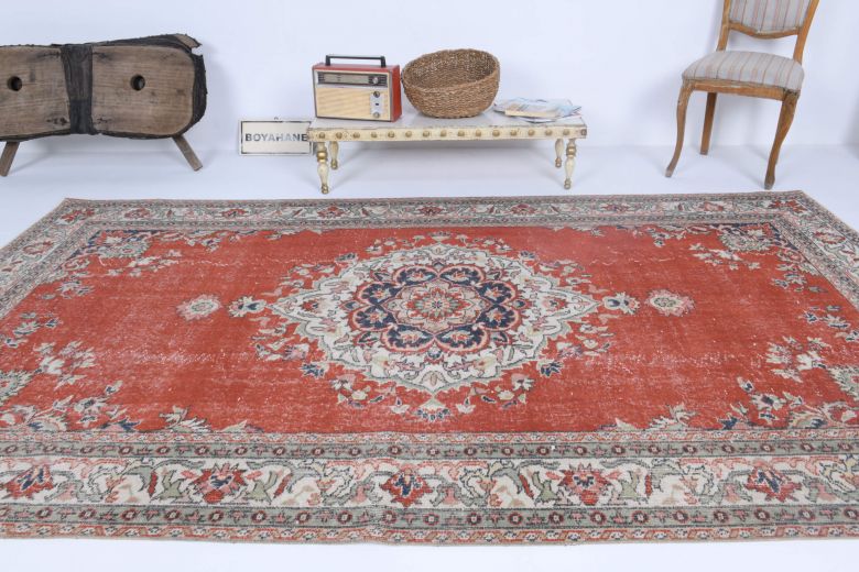 Vintage Large Area Rug