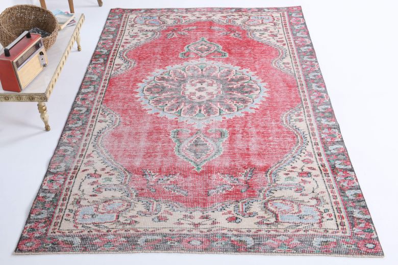 Vintage Anatolian Living Room Rug
