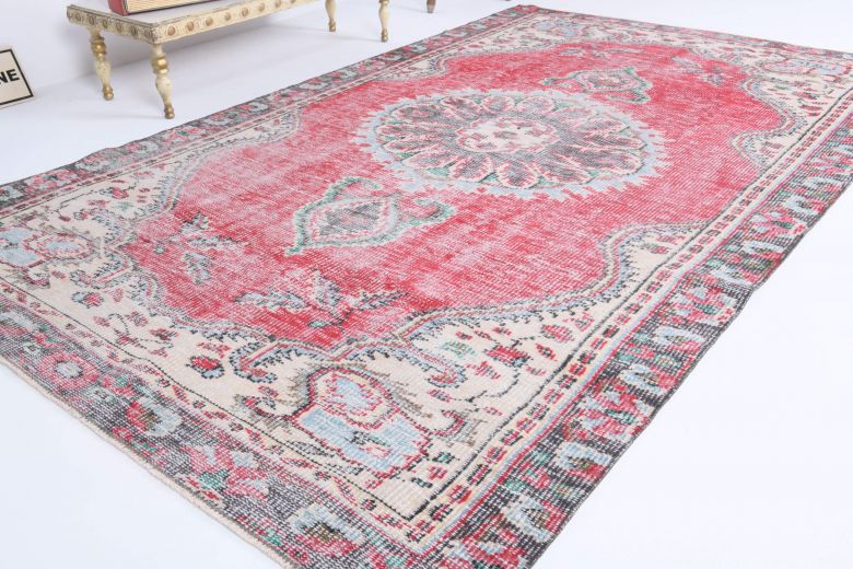 Vintage Anatolian Living Room Rug