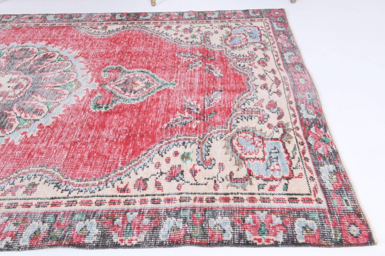 Vintage Anatolian Living Room Rug