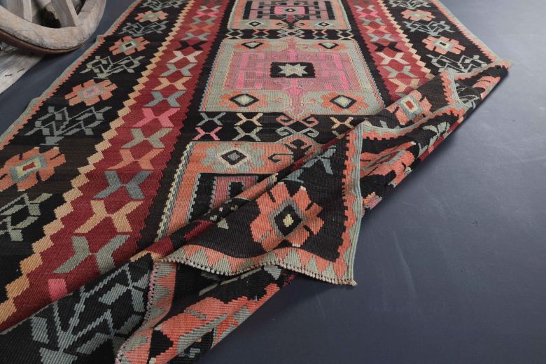 Vintage Wide Runner Cacim Rug