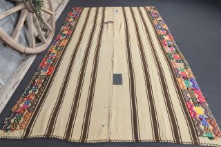 Vintage Cacim Area Kilim - Thumbnail