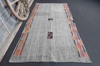 5x9 Gray Vintage Area Rug - Thumbnail