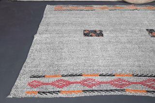 5x9 Gray Vintage Area Rug - Thumbnail