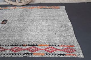 5x9 Gray Vintage Area Rug - Thumbnail