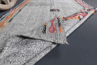 5x9 Gray Vintage Area Rug - Thumbnail