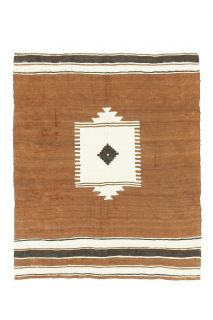 Vintage Brown Area Rug - Thumbnail