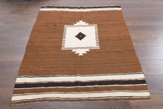 Vintage Brown Area Rug - Thumbnail