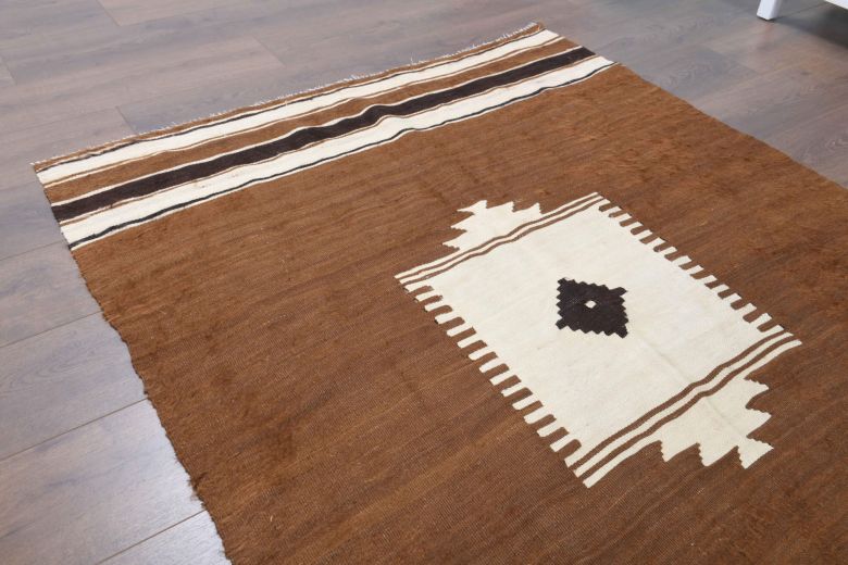 Vintage Brown Area Rug