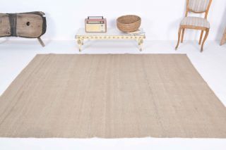 Vintage Solid Kilim Area Rug - Thumbnail