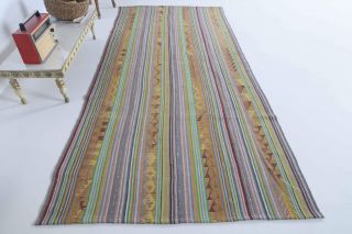 Vintage Multi-Colored Area Rug - Thumbnail