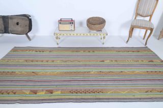 Vintage Multi-Colored Area Rug - Thumbnail