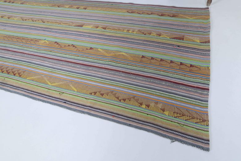 Vintage Multi-Colored Area Rug