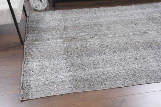 Vintage Solid Gray Area Rug - Thumbnail