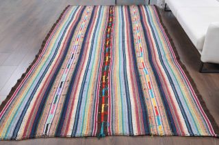 Flatweave Handmade Vintage Rug - Thumbnail